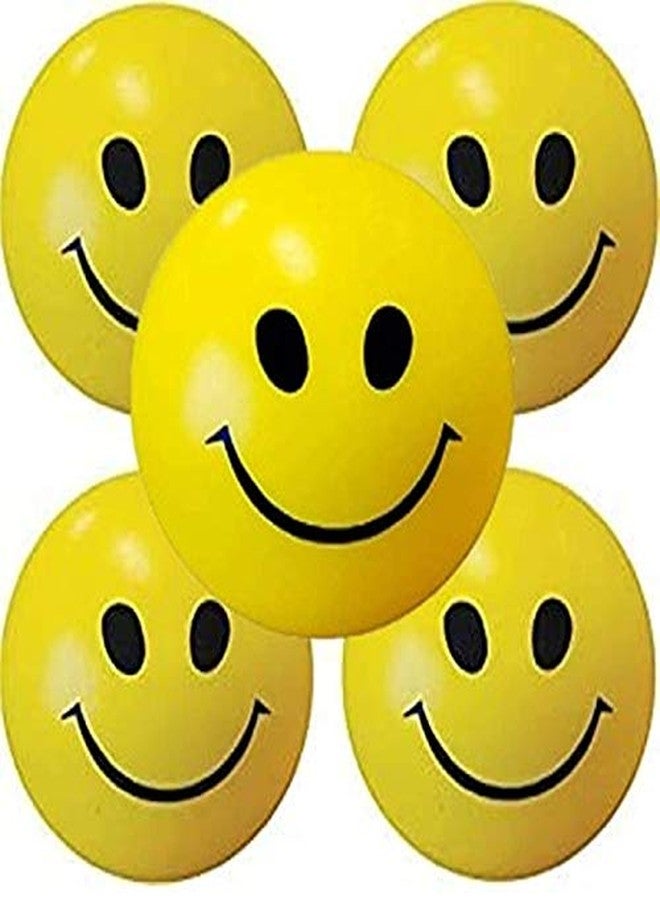 TT Smiley Face Squeeze Balls, Set of 5 Stress Smile Squeeze Balls Kids Vent Toy Gift Stress Reliever Smiley Ball - Image 1